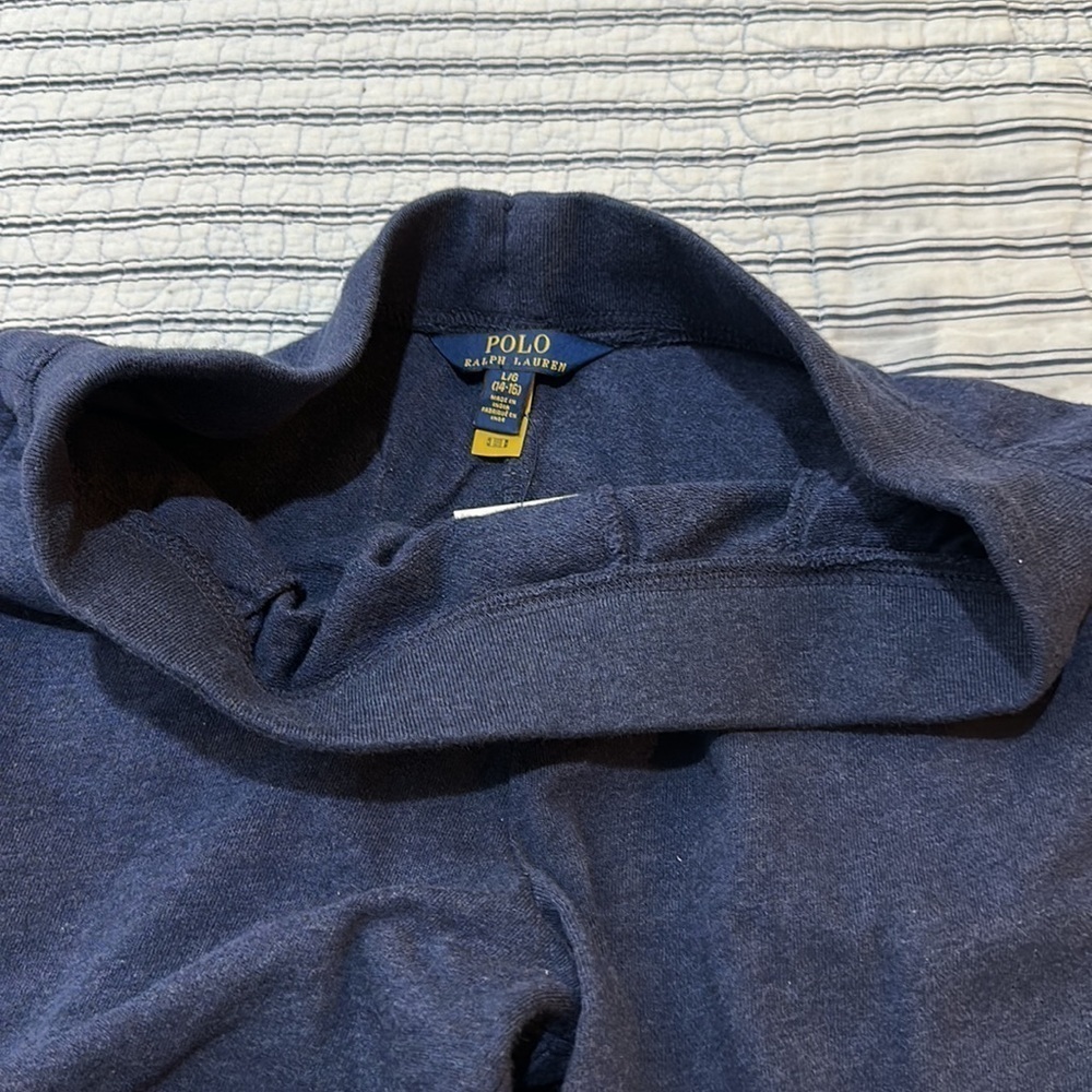 NWT Polo by  Ralph Lauren POLO Big Pony Logo Gym Shorts Blue Boy's Size … - Picture 10 of 12